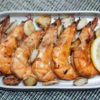 Grilled Jumbo Shrimp 새우구이 · Jumbo shrimp in all-natural herb and spices seasoning.