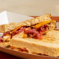 Sweet Bbq Chicken · Grilled Chicken, cheddar cheese, BBQ sauce, pickled red onions