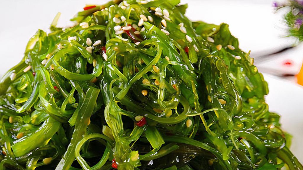 Seaweed Salad · Finely shredded seaweed tossed with spicy sesame dressing