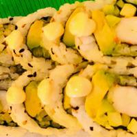 Boston Roll · Shrimp, cucumber, avocado, and mayo.