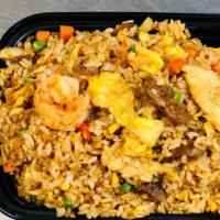House Special Fried Rice · Shrimp, Beef, and Chicken