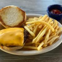 1/4 Pound Burger · served with fries