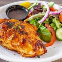 1/4 Chicken Breast Plate · 1/4 chicken	marinated in our peri peri, char-grilled.
