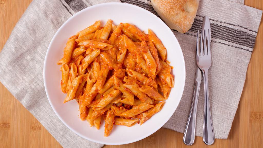 Penne Vodka* · Imported Pasta Sauteed in our Famous Vodka Sauce