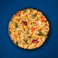 Classic Tomato Rice · Our long grain aromatic basmati rice, steamed to perfection and tempered with tomatoes, comm...