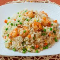 Shrimp Fried Rice · Served with rice.