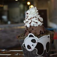 Chocolate Carnival · Chocolate truffles, chocolate custard, whipped yogurt. Chocolate ice cream almonds, pistachi...