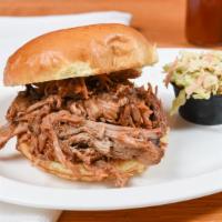 Pulled Pork Sand · Dry rubbed with choice of sauces