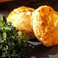Cheddar Biscuits · Comes with 2 biscuits