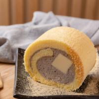 Hokkaido Milk Salty Roll Cake · Hokkaido milk roll with salty roll inside