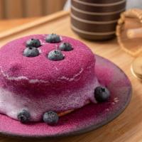 Purple Sweet Potato Milk Cap Cake · 