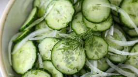 Onion Cucumber Salad · Sold out.