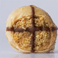 Hazelnut Chocolate Baklava (By Pound) · Vegetarian. The rich taste of chocolate and hazelnut wrapped with fresh pastry covered and d...
