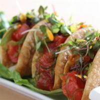 Poke Tacos · Tuna or salmon.
*Consuming raw or undercooked meats, poultry, seafood, shellfish, or eggs ma...