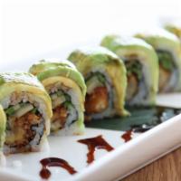 Louisiana Roll · Fried oyster, cucumber, avocado with eel sauce.