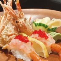 Nigiri - Ama Ebi (Spotted Shrimp) (2 Pcs) · Nigiri (2 pieces).