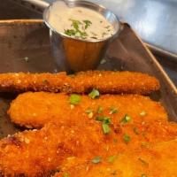 Fried Pickles · We take our stacker pickles coated in a panko parmesan breading, fried golden  crispy and se...