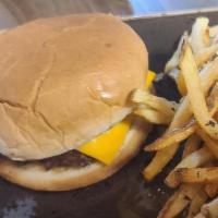 American Burger - Kids · 4oz American Burger fresh never frozen Angus ground chuck, choice of cheese (American or che...