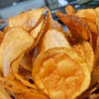Hand Cut Chips - Side · House-made hand sliced Idaho potato chips