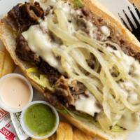 Steak & Cheese · Meats are cooked to order, eating raw or under cooked meats increases the risk of foodborne ...