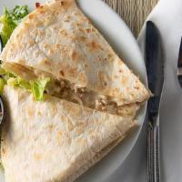Pork Quesadilla · Served with Lettuce, Pico, Sour Cream on the side