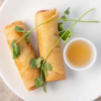 Vegetarian Spring Rolls (2) · 2 pieces. rice paper or crispy dough filled with shredded vegetables.