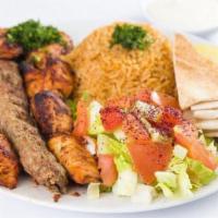 Mixed Grill · Combination of beef, chicken and kafta kabab.
