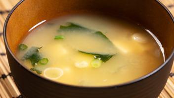Miso Soup · Dashi broth with soy bean paste, green onion, tofu and seawed