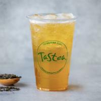 Iced Tea · Choice of sweetened black tea, jasmine green tea or white tea made with fair trade tea leaves.