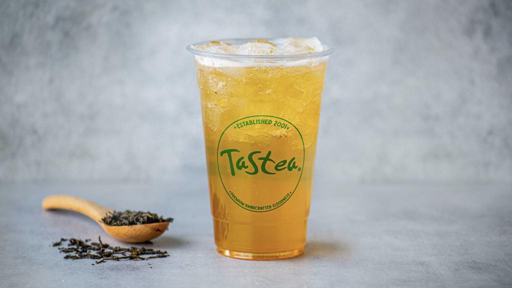 Iced Tea · Choice of sweetened black tea, jasmine green tea or white tea made with fair trade tea leaves.