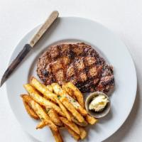 Steak Frites · Grilled ribeye served with fries.

Consuming raw or undercooked meats, poultry, seafood, she...