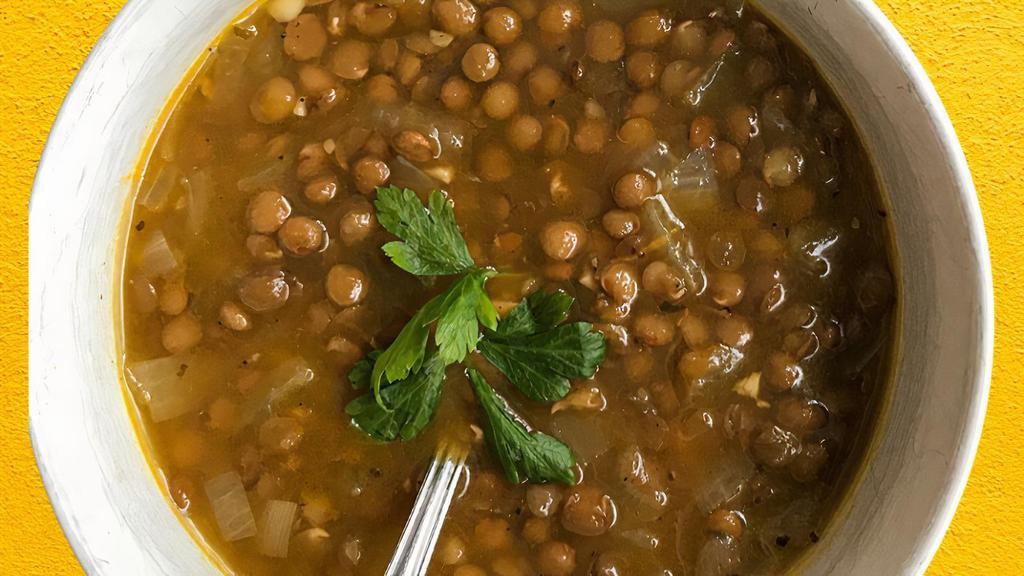 Persian Lentil Soup (سوپ عدس ایرانی) · A healthy and filling vegan lentil soup booming with Middle Eastern spices and flavors. 12oz cup