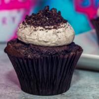Cookies N Cream · chocolate cake with our signature Oreo vanilla buttercream topped with Oreo cookies