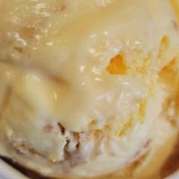 Banana Pudding 16 Oz. · a banana flavored ice cream layered with vanilla cookie waffers