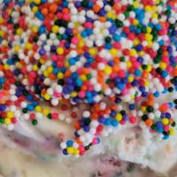 Birthday Cake 16 Oz. · a creamy ice cream layered with birthday sprinkles