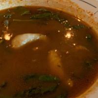 Seafood Tom Yum Soup · 