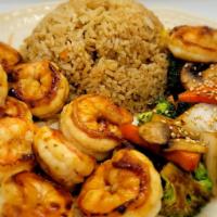 Shrimp Flambe (6 Pcs) · Served with special seafood sauce.
