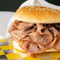 Original Roast Beef · 3 Oz Roast Beef On a Sesame Seed Bun. Add extra ingredients for an additional charge.