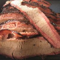 Smoked Brisket 1Pound · 1pound comes with pickles and onions and homemade bbq sauce