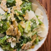 Caesar Salad · romaine, focaccia croutons, shaved grana padano, anchovy-parmesan dressing