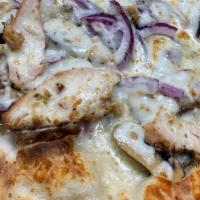 Chicken Pesto Pizza (Aria Pizza) (10