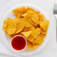 Chips And Salsa (4 Oz) · Our famous homemade chips and salsa