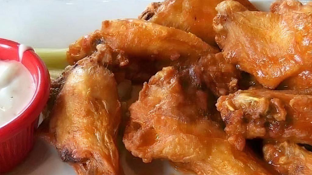 Chicken Wings · Crispy Deep Fried Mix With Your Choice Of Sauce .