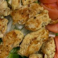 Grilled Chicken Salad · Our Fresh Garden Salad+ Marinated Grilled Chicken.