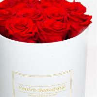 You'Re Beautiful (White Box) · 1 dozen beautiful preserved roses that last more than a year! They do not require any type o...