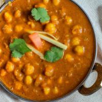 Chana Masala · Chick peas in blend of Punjabi spices.