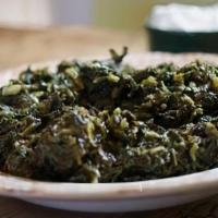Spinach Stew · sabzi (spinach)