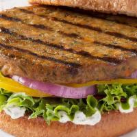 Vegan/Plant-Based Burger · Vegetarian, vegan, organic. All organic and plant-based burger made with quinoa, kale, and a...