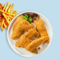 Classic Fried Chicken Tenders · 3 of our Jumbo chicken tenders breaded and fried until golden brown.