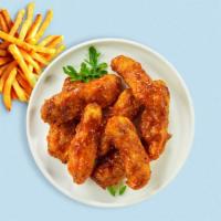 Hottest Fried Chicken Tenders · 3 of our Jumbo chicken tenders breaded and fried until golden brown before being tossed in h...